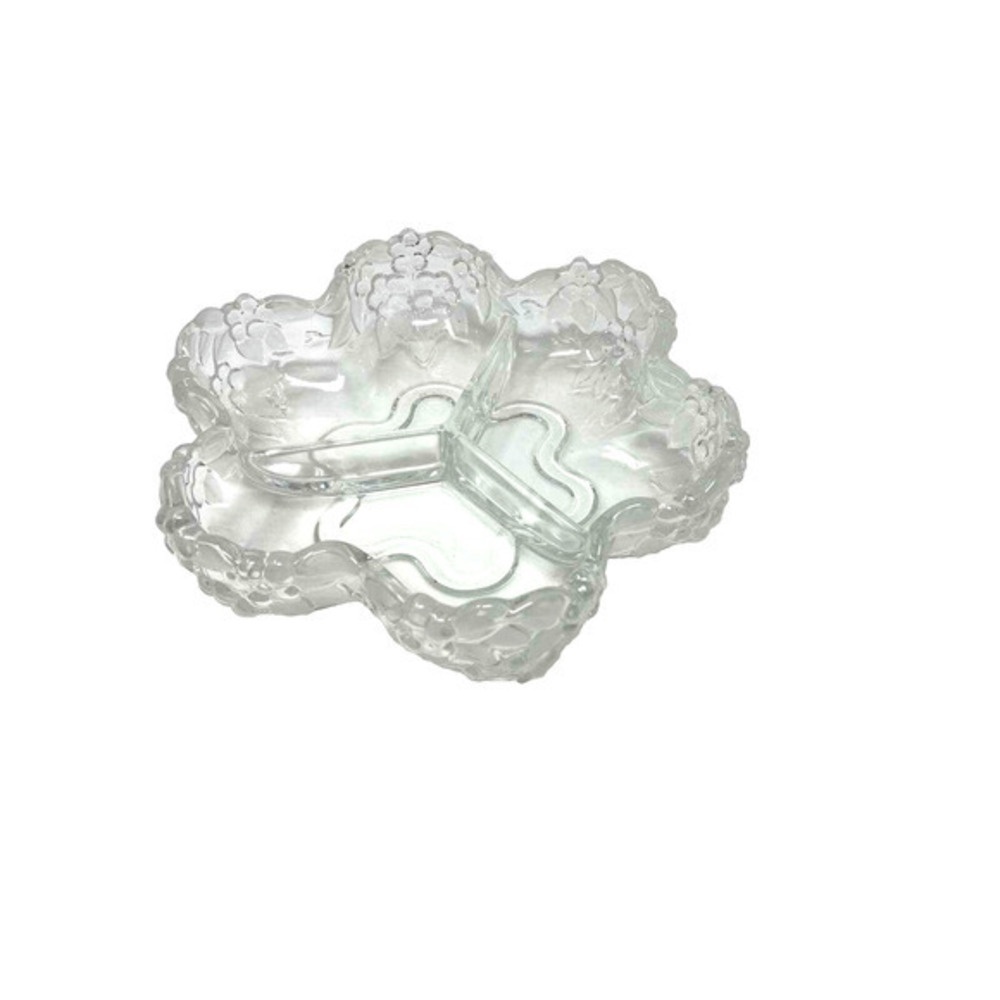 Mikasa Vintage Naturel Walther Sectional Glass‎ Bowl
